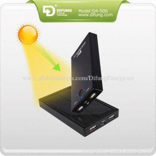 0.7W emergency solar panel dual USB portable solar charger for Samsung mobile phone